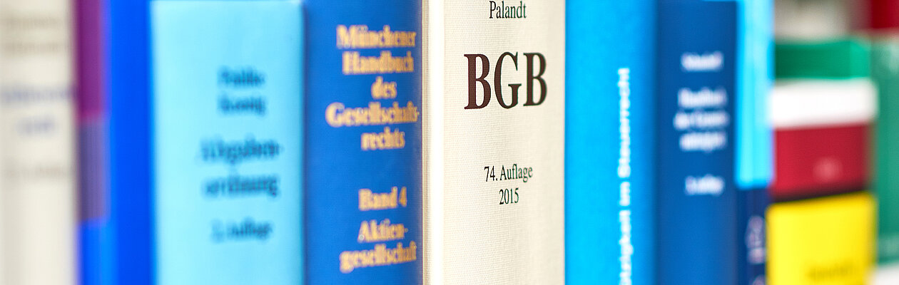 Buchrücken Literatur Stiftungsrecht