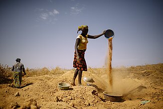 Goldsuche in Burkina Faso