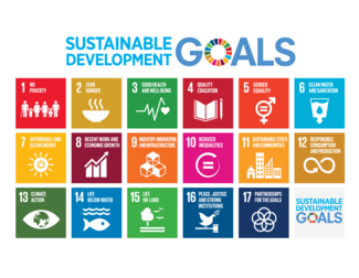 Poster zeigt Sustainable Development Goals