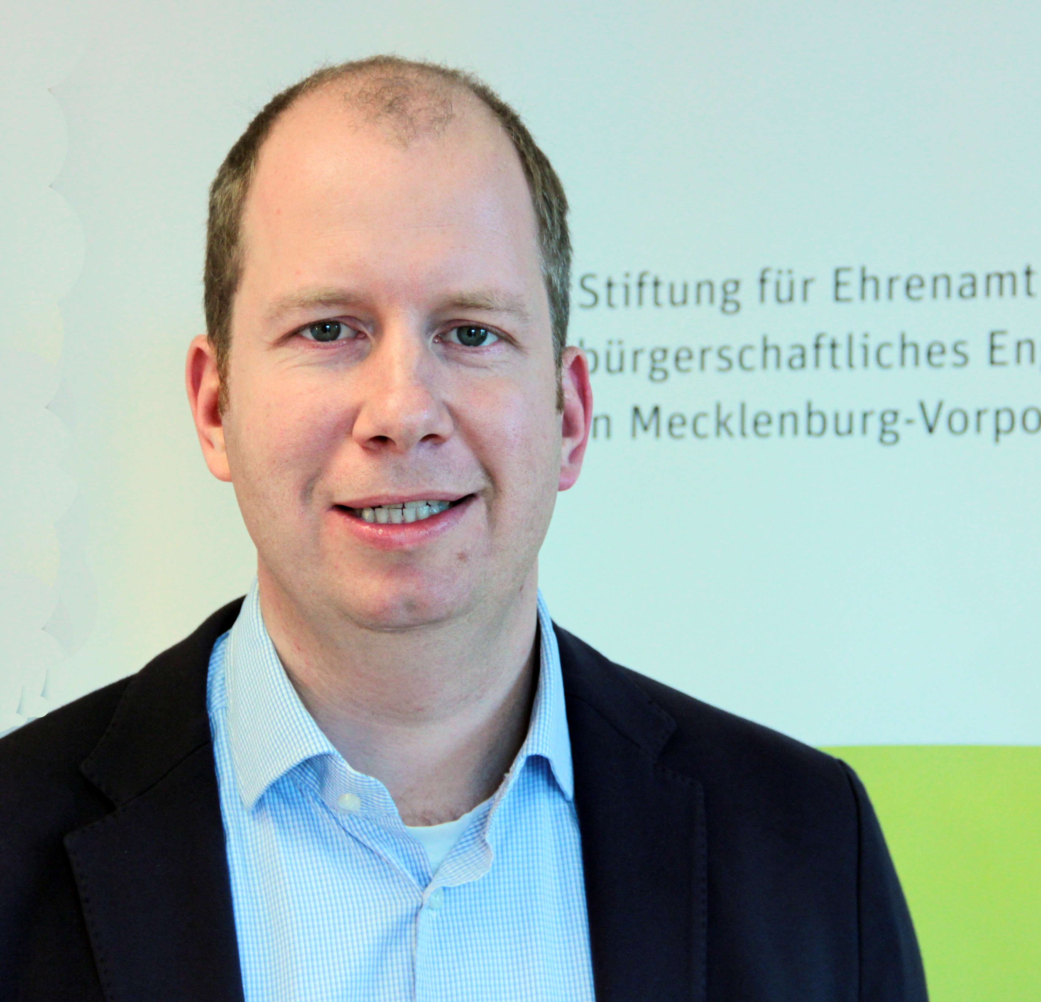 Jan Holze, Geschäftsführer der Stiftung für Ehrenamt und bürgerschaftliches Engagement  in Mecklenburg-Vorpommern